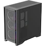 Miniatura de Balam Rush Gabinete Gamer Carbono Polar Twin Mate 9900 Media Torre Max MB ATX GPU 420mm USB 2.0/3.0/Tipo C 3.1 5 Ventiladores Integrados ARGB Panel Izq Cristal Templado Panel Frontal Intercambiable Malla/Cristal Negro BR-941457
