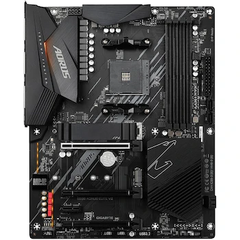 Imagen 5 de Tarjeta Madre Gigabyte B550 AORUS Elite AX V2, Serie AORUS, Chipset AMD B550, Socket AM4, Formato ATX, Color Negro, Dimensiones 30.5cm x 24.4cm