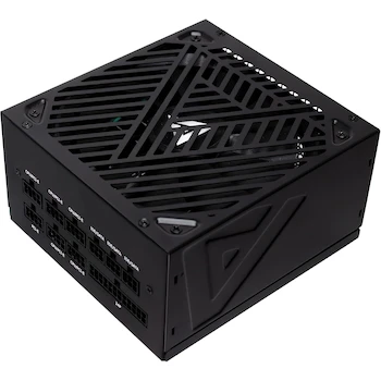 Imagen de referencia para Apevia ATX-SL1000W Soul Series 1000W Fuente de Alimentación Totalmente Modular ATX, Color Negro con Recubrimiento Sandblasted, Ventilador Negro de 140mm, Dimensiones 160mm x 150mm x 85mm
