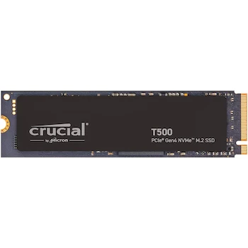 Imagen de referencia para Crucial T500 4TB Negro PCIe Gen4 NVMe M.2 SSD Interno - Modelo CT4000T500SSD3 + 1 Mes Adobe Creative Cloud Todas Las Aplicaciones