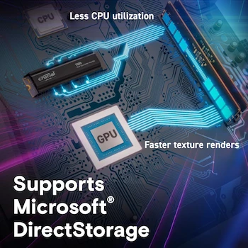 Imagen 5 de Crucial T500 4TB Negro PCIe Gen4 NVMe M.2 SSD Interno - Modelo CT4000T500SSD3 + 1 Mes Adobe Creative Cloud Todas Las Aplicaciones