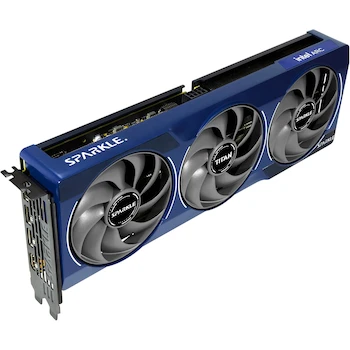 Imagen 3 de SPARKLE Intel Arc B580 TITAN OC Edition 12GB GDDR6 Graphics Card Blue Breathing Light SB580T-12GOC