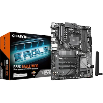 Imagen de referencia para Gigabyte B550 EAGLE WIFI6 ATX Motherboard AMD AM4 Socket Ryzen 5000 Series Black
