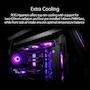 Miniatura de ASUS ROG Hyperion GR701 - Gabinete Gamer Full Tower E-ATX Negro con Paneles de Vidrio Templado Duales, Soporte Radiador 420mm, 4 Ventiladores PWM Preinstalados