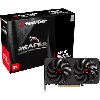 Imagen de referencia para PowerColor Reaper AMD Radeon RX 9060 XT 8GB GDDR6 Tarjeta Gráfica Serie Reaper