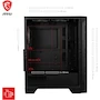 Miniatura de Gabinete MSI MAG Forge 120A Airflow con Ventana de Vidrio Templado, Color Negro, Midi-Tower, ATX/Micro-ATX/Mini-ITX, USB 3.2 Gen 1, Sin Fuente, 6 Ventiladores ARGB de 120mm Instalados, Dimensiones 411.6x210x498mm