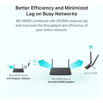 Imagen 4 de TP-Link Archer TX20E AX1800 Dual Band PCIe WiFi Card for Desktop PC, Color Black, Model Archer TX20E, Series Archer, Dimensions 120.8 x 78.5 x 20.9 mm, ASIN B0BZJQ3WNT