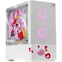 Miniatura de XTREME PC GAMING Gabinete Sonic Amy Comic Edition Mini Torre Micro ATX 3 Fan ARGB Mesh Cristal Templado Blanco CXTACAIWT