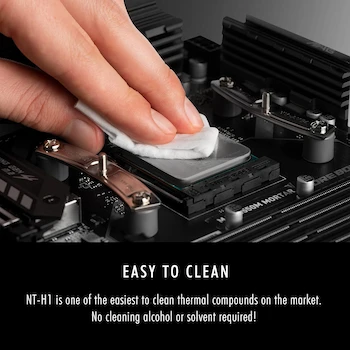 Imagen 4 de Noctua NT-H1 Pasta Térmica Híbrida Gris para CPU y GPU, Modelo NT-H1, Envase 10g