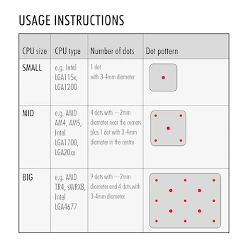 Imagen 5 de Noctua NT-H1 Pasta Térmica Híbrida Gris para CPU y GPU, Modelo NT-H1, Envase 10g