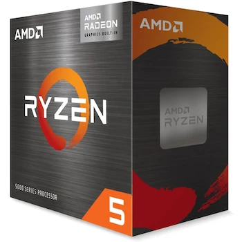 Imagen alusiva al producto AMD Procesador Ryzen 5 5600G Serie 5000 G - Modelo 100-100000252BOX - 6 Núcleos - 12 Hilos - Socket AM4 - 3.9GHz Base - 4.4GHz Boost - 3MB L2 Cache - 16MB L3 Cache - Gráficos Radeon Vega 7 Integrados - TDP 65W - Incluye Disipador Wraith Stealth