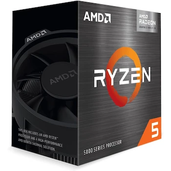 Imagen 2 de AMD Procesador Ryzen 5 5600G Serie 5000 G - Modelo 100-100000252BOX - 6 Núcleos - 12 Hilos - Socket AM4 - 3.9GHz Base - 4.4GHz Boost - 3MB L2 Cache - 16MB L3 Cache - Gráficos Radeon Vega 7 Integrados - TDP 65W - Incluye Disipador Wraith Stealth
