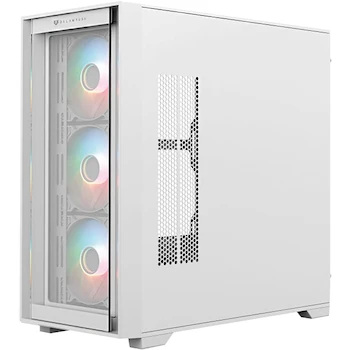 Imagen 4 de Gabinete Gamer Balam Rush Legend Series Carbono Twin Mate 8000 Mini Torre M-ATX Mini-ITX Blanco BR-938785 Dimensiones 450x210x455mm
