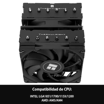 Imagen 2 de Thermalright Royal Knight 120 SE Enfriador de CPU de Aire de Doble Torre 120mm Negro