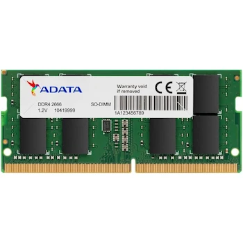 Imagen alusiva al producto ADATA Premier AD4S26664G19-SGN Memoria RAM DDR4 4GB 2666 MHz SODIMM 260-Pin para Portátil