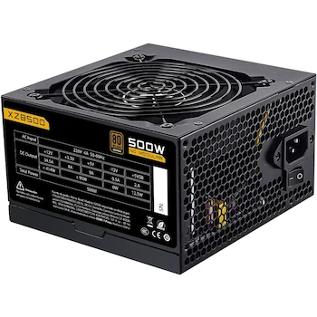 Imagen de referencia para Fuente de Poder Xzeal XZ500 ATX 500W 80 Plus Bronze No Modular Negro XZPS500B
