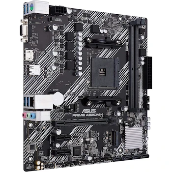Imagen 3 de ASUS Prime A520M-K Tarjeta Madre AMD A520 Socket AM4 Micro ATX para Procesadores Ryzen Serie Prime