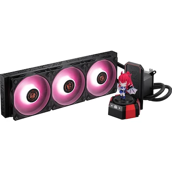 Imagen 2 de MSI CORELIQUID A17 MLG Edition Enfriador Líquido AIO para CPU - Radiador 360 mm Negro - con Figura Exclusiva MLG