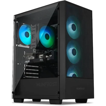 Imagen de referencia para Pride Gaming PC Gamer Ferret Alpha AMD Ryzen 5 5500 AMD Radeon RX 6600 8GB 32GB RAM 1TB SSD M.2 Disipador Aire ARGB 120mm Fuente 650W 80+ Bronze con WiFi