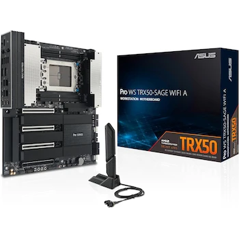 Imagen de referencia para ASUS Pro WS TRX50-SAGE WiFi A AMD TRX50 TR5 CEB Estación de Trabajo Placa Base