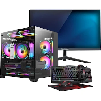 Imagen de referencia para Lucky Owl PC Gamer de Escritorio Ryzen 7 5700G, 32GB DDR4 RAM 3200MHz, SSD 1TB, WiFi, Fuente 550W, con Monitor 21", Teclado y Mouse Incluidos