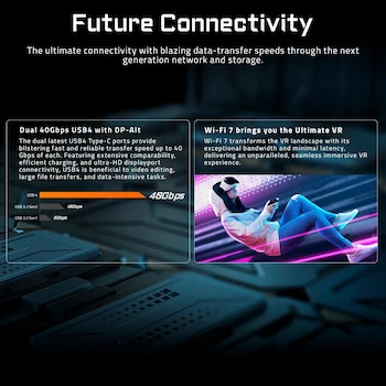 Imagen 4 de Tarjeta Madre GIGABYTE X870 Eagle WIFI7, Modelo X870 EAGLE WIFI7, Rev. 1.x, Serie X870, Chipset AMD X870, Socket AM5 LGA 1718, Formato ATX, Dimensiones 30.5cm x 24.4cm, Memoria DDR5 4 DIMM hasta 256GB, 4x M.2, Wi-Fi 7, LAN 2.5GbE