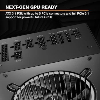 Imagen 4 de be quiet! Pure Power 13 M 1000W Fuente de Alimentación Modular ATX 3.1 1000W Negro