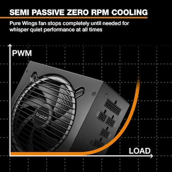 Imagen 5 de be quiet! Pure Power 13 M 1000W Fuente de Alimentación Modular ATX 3.1 1000W Negro