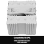 Miniatura de Thermalright Peerless Assassin 90SE Refrigerador de Aire de CPU Blanco, Torres Dobles, Ventilador de CPU de 110mm, Dimensiones 94x94x110mm, Radiador de Ordenador para AMD AM4 AM5 / Intel LGA1851/1700/115X/1200