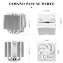 Miniatura de Thermalright Peerless Assassin 90SE Refrigerador de Aire de CPU Blanco, Torres Dobles, Ventilador de CPU de 110mm, Dimensiones 94x94x110mm, Radiador de Ordenador para AMD AM4 AM5 / Intel LGA1851/1700/115X/1200