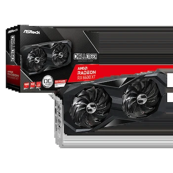 Imagen 2 de ASRock AMD Radeon RX 6600 XT Challenger D 8GB OC GDDR6 Tarjeta Gráfica Video Card GPU
