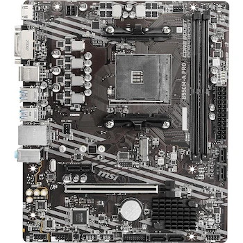 Imagen 2 de MSI B550M-A PRO ProSeries Tarjeta Madre Micro-ATX Socket AM4 AMD B550 2x DDR4 hasta 64GB Negro