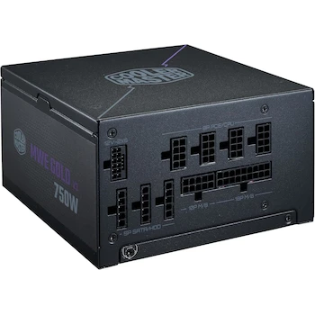 Imagen de referencia para Cooler Master MWE Gold 750 V3 Fuente de Alimentación ATX Full Modular 750W 80+ Gold Negra