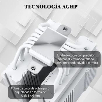 Imagen 2 de Thermalright Peerless Assassin 120 MINI Enfriador de Aire CPU Dual Tower Blanco, Modelo con Ventiladores TL-D12W, Serie Peerless Assassin, Tamaño Compacto 135mm Altura