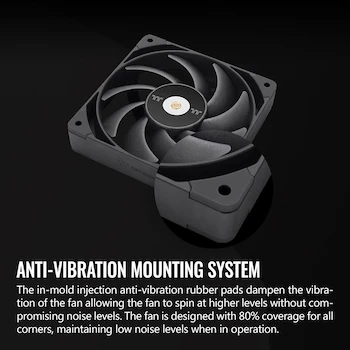 Imagen 5 de Thermaltake TOUGHFAN 14 Pro Ventilador de Alta Presión Estática 140 mm Negro PWM (Paquete de 2) CL-F160-PL14BL-A
