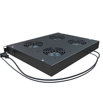 Imagen 5 de AC Infinity Panel de Ventilador de Montaje en Rack 1U 19 Pulgadas Negro Sistema de Refrigeración para Servidores Gabinete Modelo Cloudplate Serie T con Control de Temperatura Ajustable