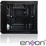 Miniatura de Enson Gabinete de Pared para Rack ENS-RKGB6U Negro 6U 600x450x368mm Ensamblado