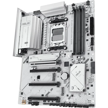 Imagen 3 de ASUS B650E MAX Gaming WiFi W Placa Base AMD B650 Socket AM5 ATX PCB Blanca