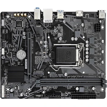 Imagen 4 de GIGABYTE H510M K V2 Placa Base Motherboard Micro ATX Intel H510 LGA 1200 Socket para 11th/10th Gen Core Procesadores DDR4 Dual Channel 2 DIMMs Negro