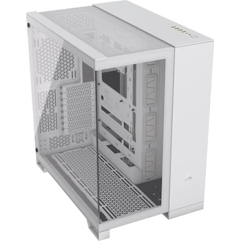 Imagen de referencia para Corsair 6500X (CC-9011258-WW) Caja de PC Mid-Tower ATX de Cristal Templado y Acero, Doble Cámara, Color Blanco, Dimensiones 481 x 328 x 496 mm, Compatible con Placas Base Mini-ITX, Micro-ATX, ATX, E-ATX