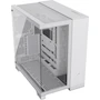 Miniatura de Corsair 6500X (CC-9011258-WW) Caja de PC Mid-Tower ATX de Cristal Templado y Acero, Doble Cámara, Color Blanco, Dimensiones 481 x 328 x 496 mm, Compatible con Placas Base Mini-ITX, Micro-ATX, ATX, E-ATX