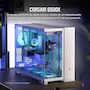 Miniatura de Corsair 6500X (CC-9011258-WW) Caja de PC Mid-Tower ATX de Cristal Templado y Acero, Doble Cámara, Color Blanco, Dimensiones 481 x 328 x 496 mm, Compatible con Placas Base Mini-ITX, Micro-ATX, ATX, E-ATX