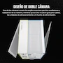 Miniatura de Corsair 6500X (CC-9011258-WW) Caja de PC Mid-Tower ATX de Cristal Templado y Acero, Doble Cámara, Color Blanco, Dimensiones 481 x 328 x 496 mm, Compatible con Placas Base Mini-ITX, Micro-ATX, ATX, E-ATX