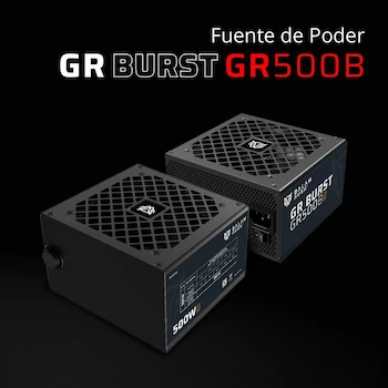 Imagen 2 de Balam Rush GR Burst GR500B Fuente de Poder ATX 500W 80 Plus Bronze No Modular Legend Negro