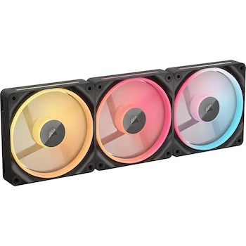 Imagen de referencia para Corsair iCUE Link LX120-R RGB 120mm Ventilador Inverso PWM – Kit de Triple Ventilador – Negro