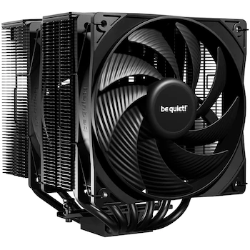 Imagen de referencia para be quiet! Pure Rock Pro 3 Black Enfriador de Aire para CPU Double Tower Negro con Ventiladores Pure Wings 3 120mm PWM Compatible AMD AM5/AM4 Intel LGA 1700/1200/115X/1851