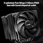 Miniatura de be quiet! Pure Rock Pro 3 Black Enfriador de Aire para CPU Double Tower Negro con Ventiladores Pure Wings 3 120mm PWM Compatible AMD AM5/AM4 Intel LGA 1700/1200/115X/1851