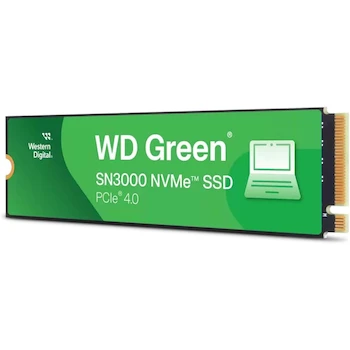 Imagen 2 de Western Digital WD Green SN3000 NVMe SSD Interno 1TB M.2 2280 PCIe Gen4 Modelo WDS100T4G0E