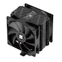 Miniatura de Thermalright Burst Assassin 120 EVO Dark Enfriador de Aire CPU Negro con Tapa Superior Cepillada Negra, Torre Única 120mm Dual Fan, Modelo BA120 EVO DARK, para AMD AM4/AM5 e Intel LGA1851/1700/1150/1151/1200