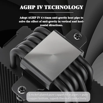 Imagen 2 de Thermalright Burst Assassin 120 EVO Dark Enfriador de Aire CPU Negro con Tapa Superior Cepillada Negra, Torre Única 120mm Dual Fan, Modelo BA120 EVO DARK, para AMD AM4/AM5 e Intel LGA1851/1700/1150/1151/1200